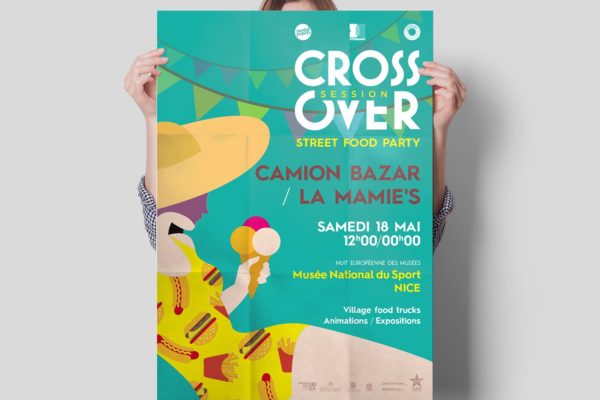 Panda 21_[crossover 2019 streetfood party] affiche